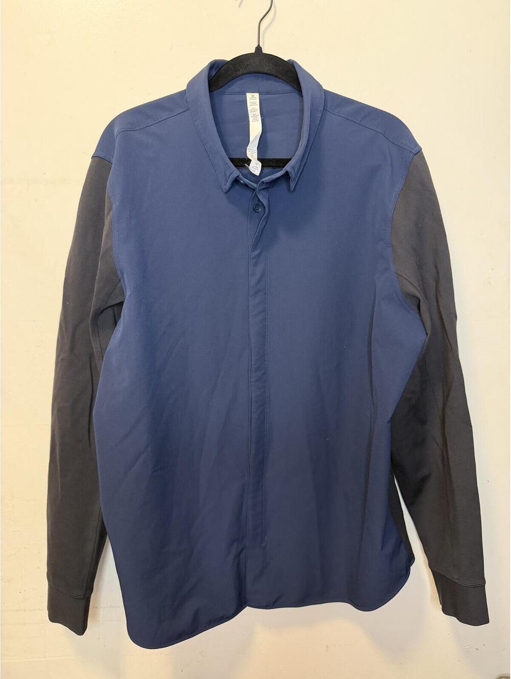 Lululemon Athletica Men's Long Sleeve Colorblock Shirt XL